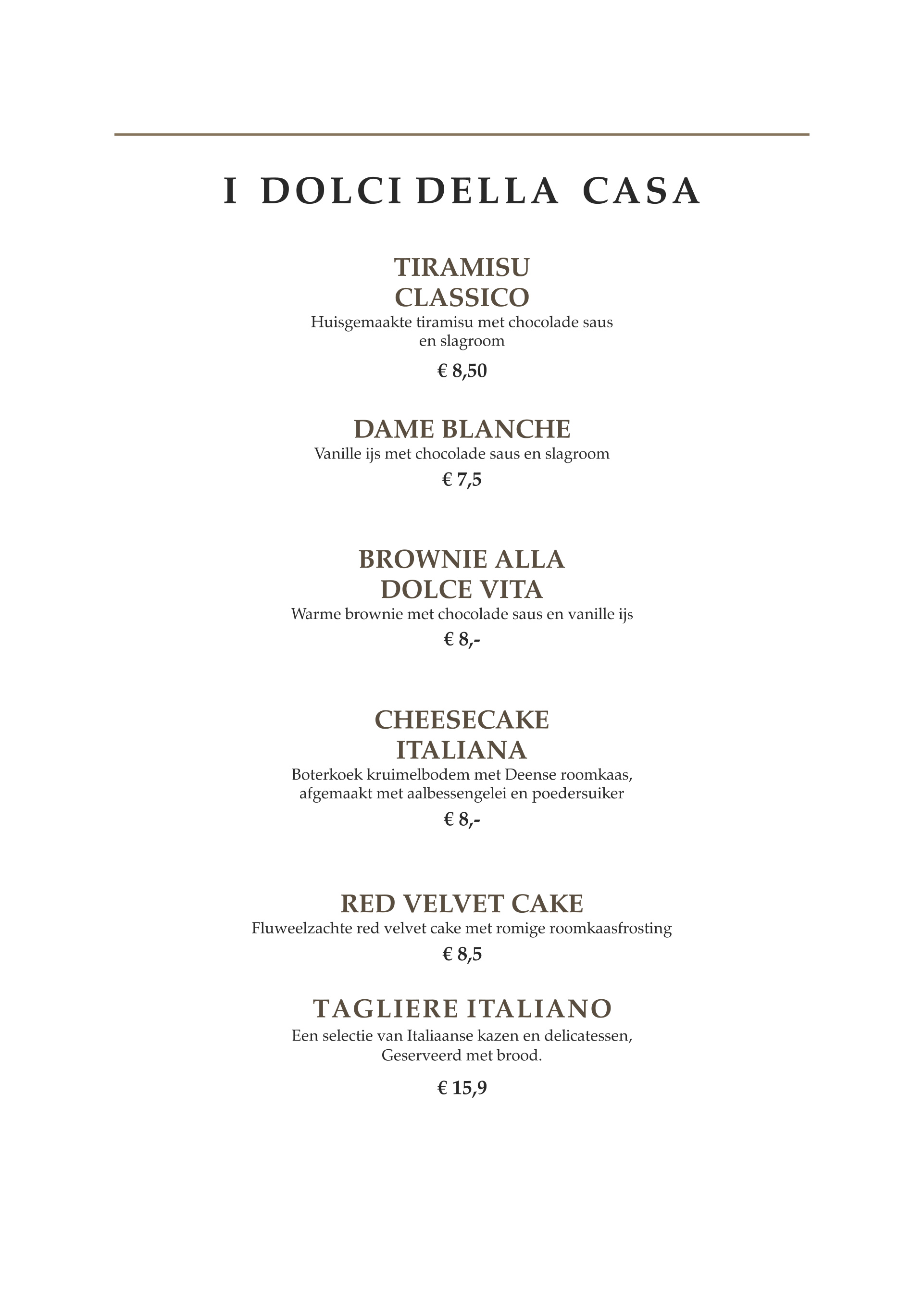 Pizza Pasta Factory menu pagina 5